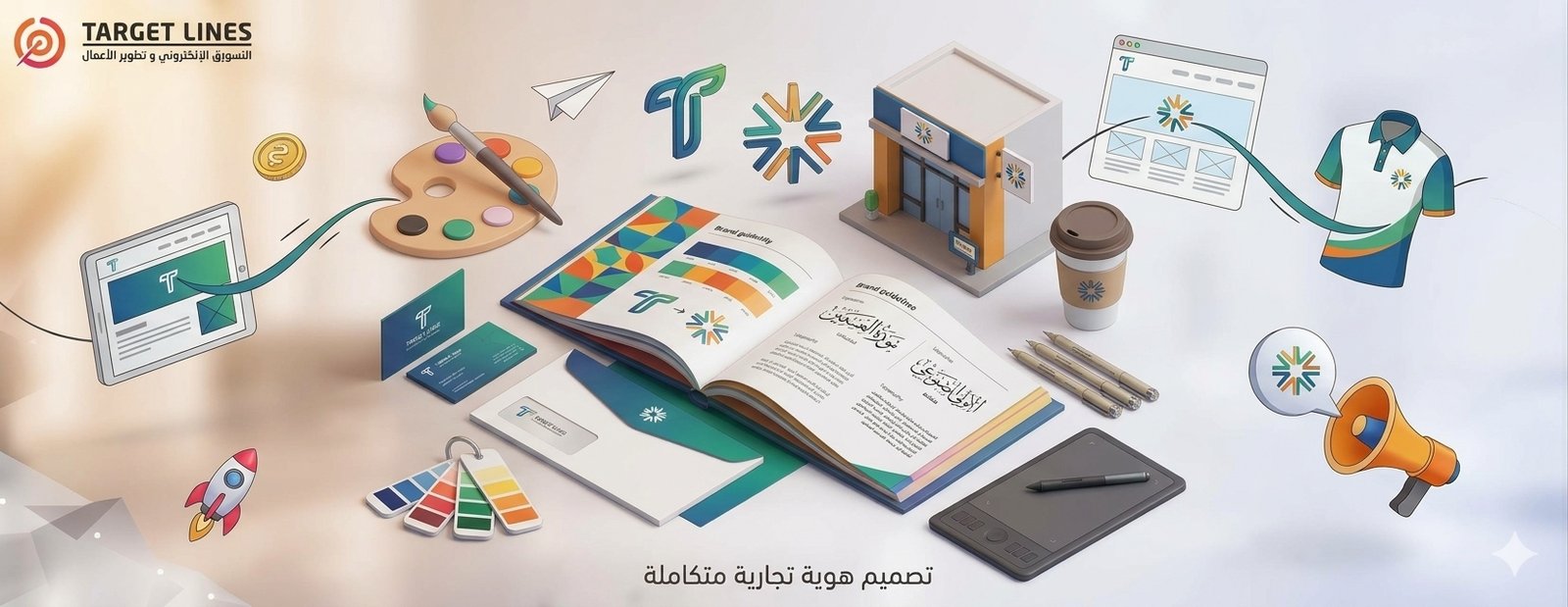 شركة تصميم هوية تجارية